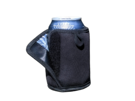 Fruzi Can cooler the freezable coozie and insulate beer tote carrier with bottle opener